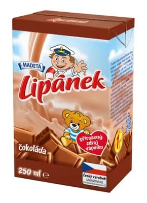 Madeta Lipánek mléko trvanlivé čokoláda 1,5%