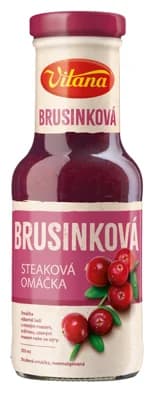Vitana Steaková omáčka Brusinková