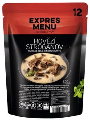 Expres menu Hovězí stroganov
