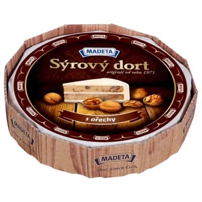 Madeta Sýrový dort s vlašskými ořechy