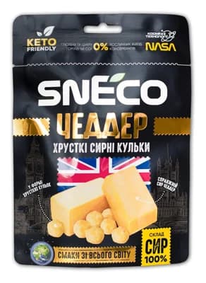 SNECO Sušený křupavý sýr CHEDDAR