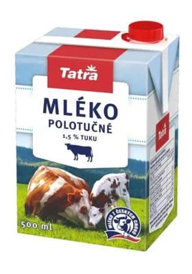 Tatra Mléko Polotučné (1,5%)