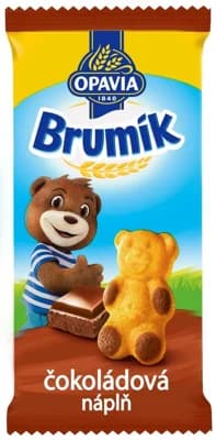Opavia Brumík Čokoládová náplň jemné pečivo