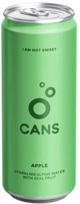 Cans Jemně perlivá voda s příchutí jablka a bezinky