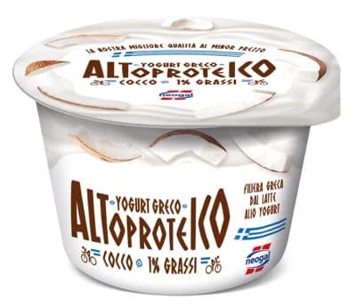 Neogal High protein řecký jogurt 1 % tuku s kokosem