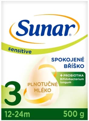 Sunar Sensitive 3 batolecí mléko