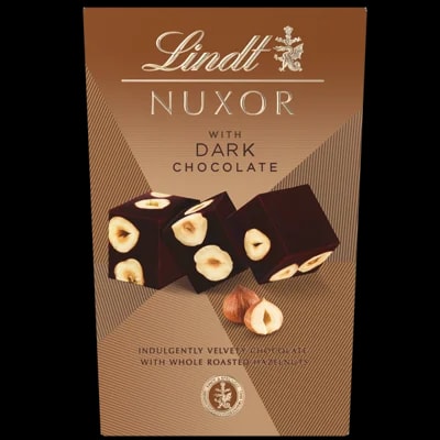 Lindt Nuxor Hořká čokoláda s lískovými ořechy