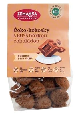 Biopekárna Zemanka BIO Čoko-kokosky s kakaem