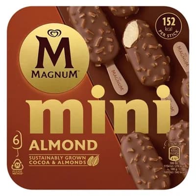 MAGNUM Mini Almond Multipack mraž. 6 x
