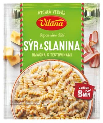 Vitana Sýr & slanina omáčka s těstovinami