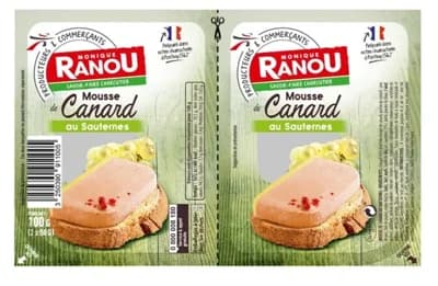 Monique Ranou Kachní pěna s vínem z oblasti Sauternes 2×50 g