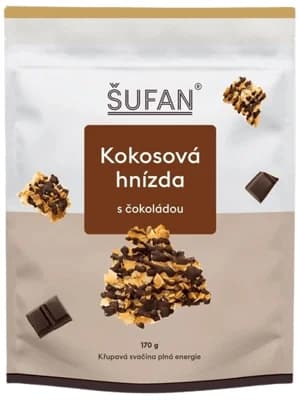 Šufan Kokosová hnízda - s čokoládou
