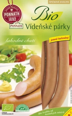 Ponnath BIO Vídeňské párky