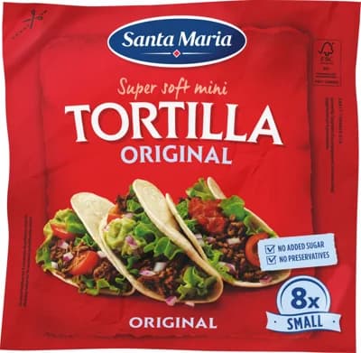 Santa Maria Mini tortilla 15cm 8ks