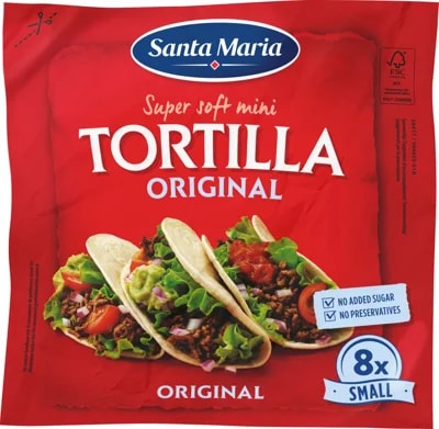 Santa Maria Mini tortilla 15cm 8ks