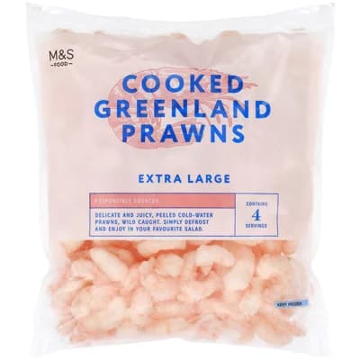Marks & Spencer Extra velké loupané grónské krevety