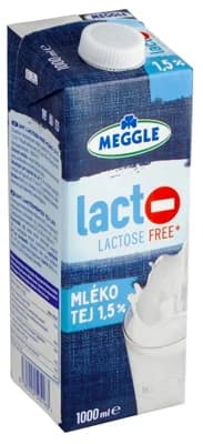 Meggle Trvanlivé bezlaktózové mléko polotučné 1,5%