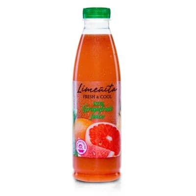 Limeñita Šťáva z růžového grapefruitu s dužinou 100%