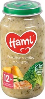 Hami Příkrm brokolice s krůtou a cuketou