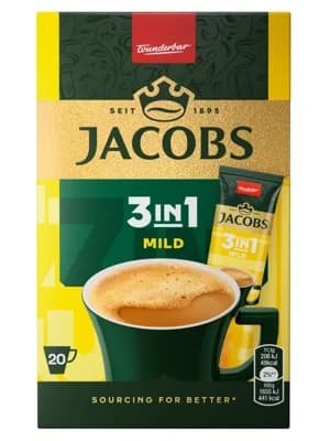 Jacobs 3v1 Mild 20x11,1g box