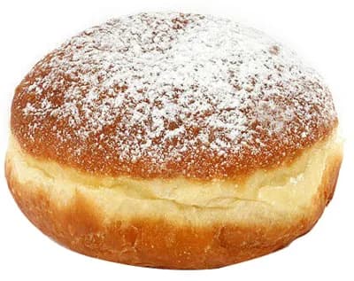 Kobliha s ovocnou náplní s příchutí meruňky