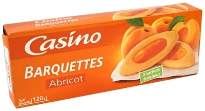 Casino Sušenky s meruňkovou náplní