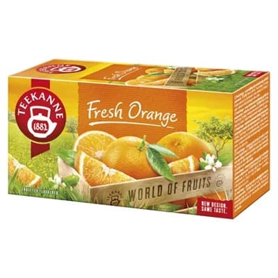TEEKANNE World of Fruits Čaj Fresh Orange pomeranč 6 x