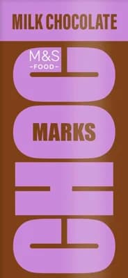 Marks & Spencer Mléčná čokoláda