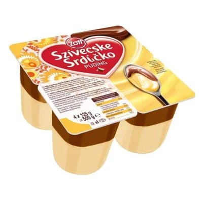 Zott Srdíčko puding vanilka 4x125g