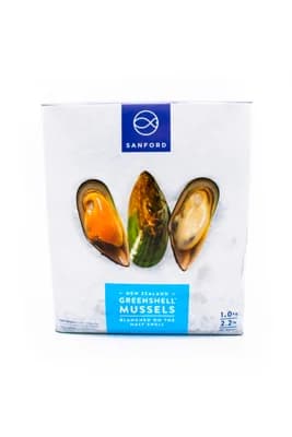 Slávky Novozélandské 1/2 skořápka