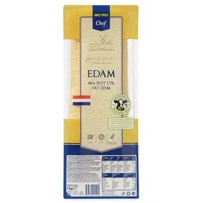 METRO Chef Edam plátky 40% chlaz.