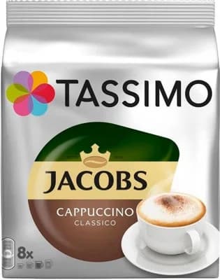 Tassimo Jacobs Cappuccino Classico kapsle (8+8 ks)