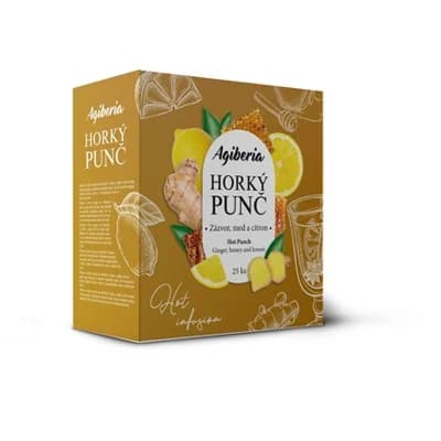 AGIBERIA horký punč zázvor + med 25 x