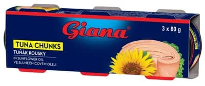 Giana Tuňák kousky ve slunečnicovém oleji Pack