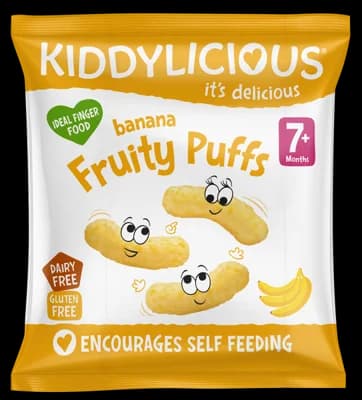 Kiddylicious Ovocné křupky banánové