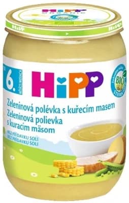 HiPP BIO Zeleninová polévka s kuřecím masem