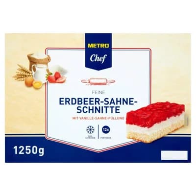 Metro Chef Řezy jahodovo-šlehačkové