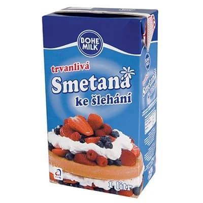 Bohemilk Smetana ke šlehání 30 % 6 x UHT