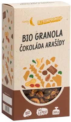 Rohlik.cz BIO Granola čokoláda a arašídy