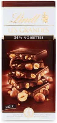 Lindt Les Grandes Dark Hazelnut čokoláda