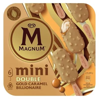 MAGNUM Mini Caramel Gold zmrlina mraž. 6 x