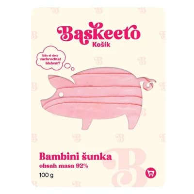 Baskeeto Bambini šunka