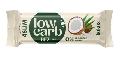 4Slim Low carb tyčinka kokos