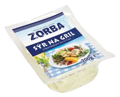 Zorba Plnotučný poloměkký sýr na gril