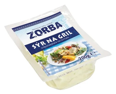 Zorba Plnotučný poloměkký sýr na gril