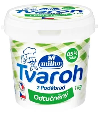 Milko Tvaroh měkký odtučněný kbelík