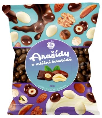 IBK trade Arašídy v mléčné čokoládě