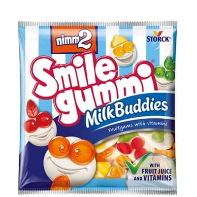 nimm2 Smile Gummi Milk Buddies ovocné želé 18 x