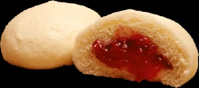 Lef Knedlíky kynuté s kusy ovoce jahodové 6ks