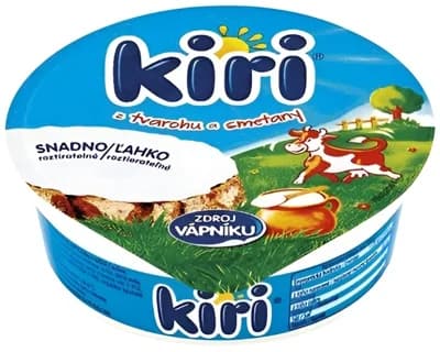 Kiri Snadno roztíratelný sýr z tvarohu a smetany